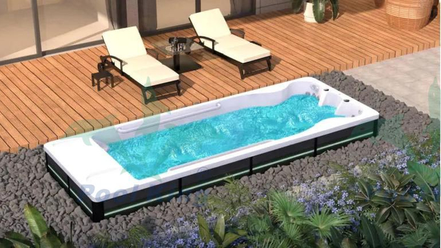 Piscina infinita tipo premium com filtro de cartucho